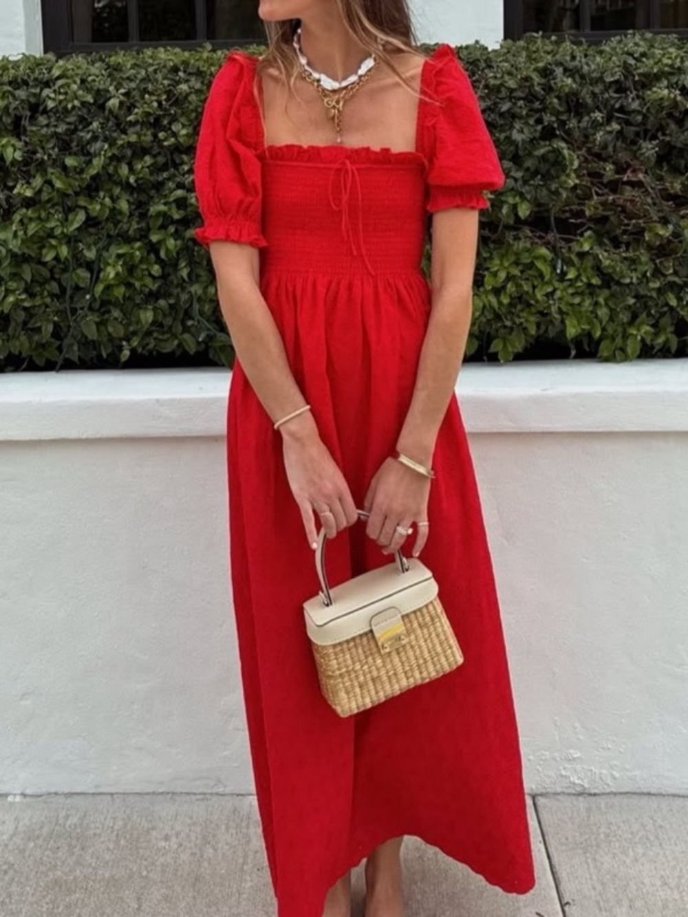 Hill House Scarlett Nap Dress Red